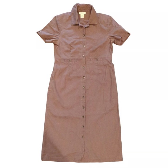 Appleseed's Brown Vintage Dress Sz-12 - Picture 1 of 8